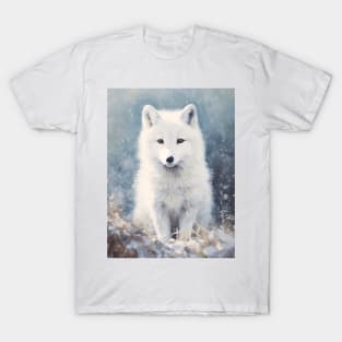 Arctic Fox in the Snow T-Shirt